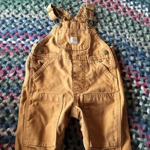 Gently Worn 6 Month 100% Cotton Carhartt Overalls